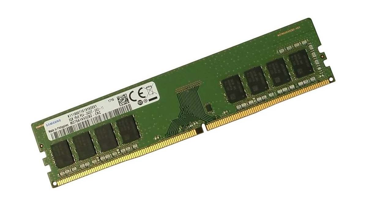 Samsung Ram Mémoire 8 Go Ddr4 2400 Mhz 288 Broches Dimm Noir Vert Prix Maroc